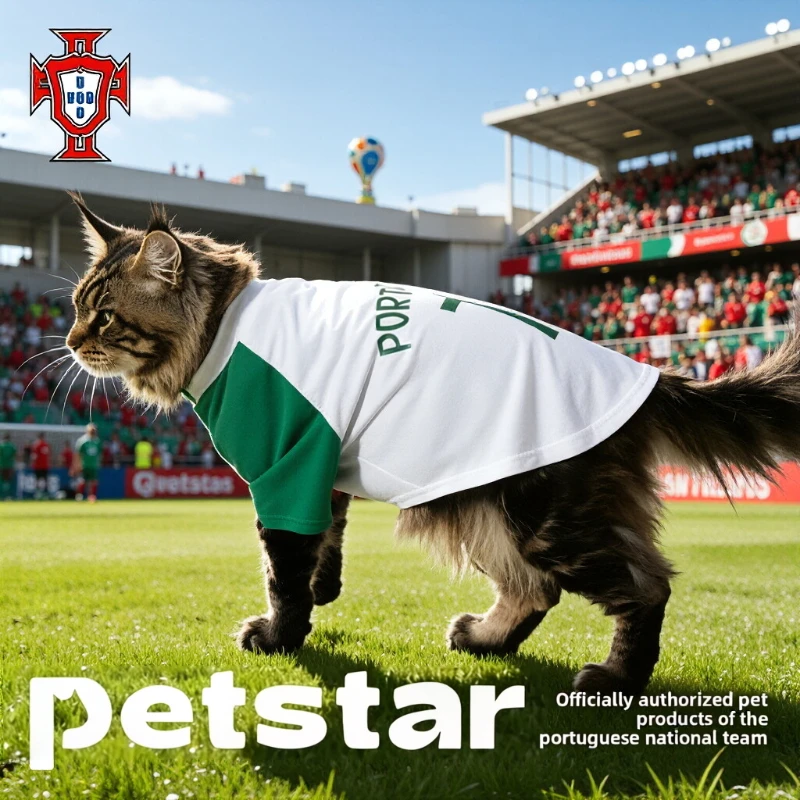Portuguese Football Team Pet Clothes Breathable Mesh T-shirt for Dogs Cats Thin Puppy Outdoor Training Vest Pet Supplies
Portuguese Football Team Pet Clothes Breathable Mesh T-shirt for Dogs Cats Thin Puppy Outdoor Training Vest Pet Supplies