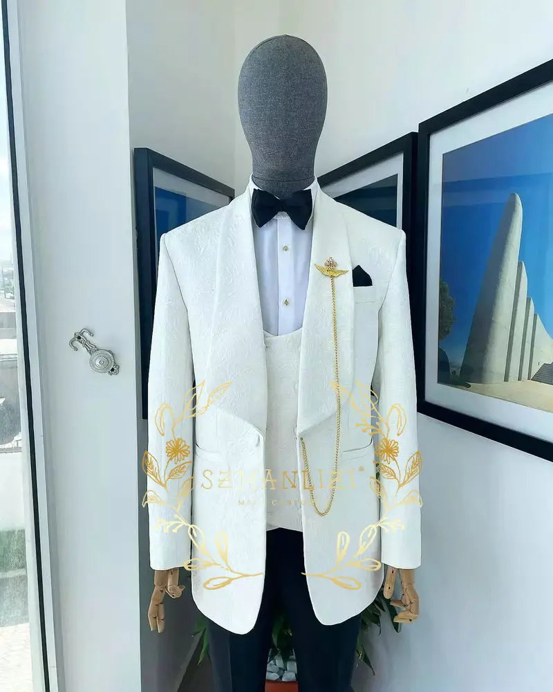Suit Coat 2022 Fashion New Men's Casual Business Slim Fit Blazers Jacket Trousers Waistcoat 3 Pcs Set Wedding Groom Suit
Suit Coat 2022 Fashion New Men's Casual Business Slim Fit Blazers Jacket Trousers Waistcoat 3 Pcs Set Wedding Groom Suit