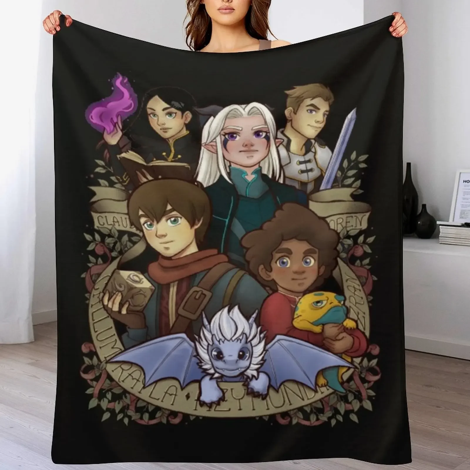 the dragon prince 21 Throw Blanket Soft Cozy Blanket for Pet Kids Adults
the dragon prince 21 Throw Blanket Soft Cozy Blanket for Pet Kids Adults