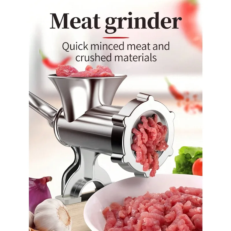 Ручная мясорубка и начинка для колбас — сверхмощный настольный зажим, для домашних гамбургеров и колбас, кухонный инструмент
Ручная мясорубка и начинка для колбас — сверхмощный настольный зажим, для домашних гамбургеров и колбас, кухонный инструмент