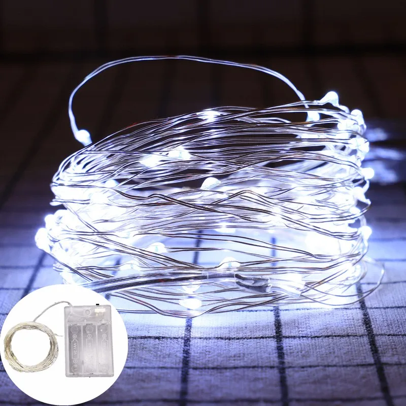 LED Fairy Lights Christmas Party Battery Operated Wire Fairy String Lights Wedding Bedroom Decorations Holiday Atmosphere Lamp
LED Fairy Lights Christmas Party Battery Operated Wire Fairy String Lights Wedding Bedroom Decorations Holiday Atmosphere Lamp