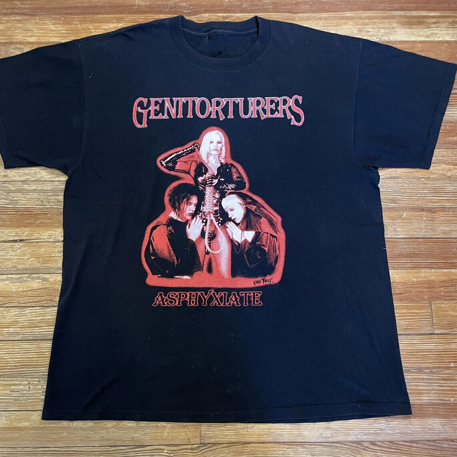Классическая черная хлопковая футболка унисекс Genitorturers Band всех размеров ZL030
Классическая черная хлопковая футболка унисекс Genitorturers Band всех размеров ZL030