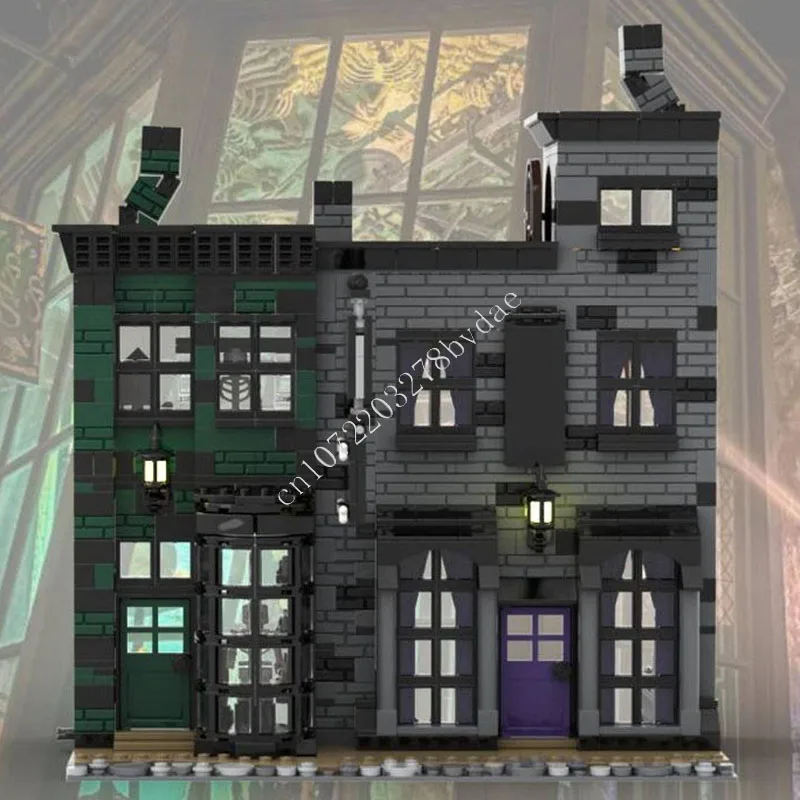 1124 PCS Medieval Dark Alley Shop Building Blocks Modular Street Scene Architecture Assembly Man Gift For Adults Home Decoration
1124 PCS Medieval Dark Alley Shop Building Blocks Modular Street Scene Architecture Assembly Man Gift For Adults Home Decoration