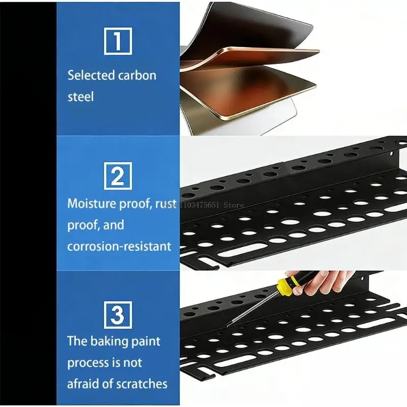 Universal Wall Mount Tool Storage Shelf Strong Carbon Steel Build
Universal Wall Mount Tool Storage Shelf Strong Carbon Steel Build