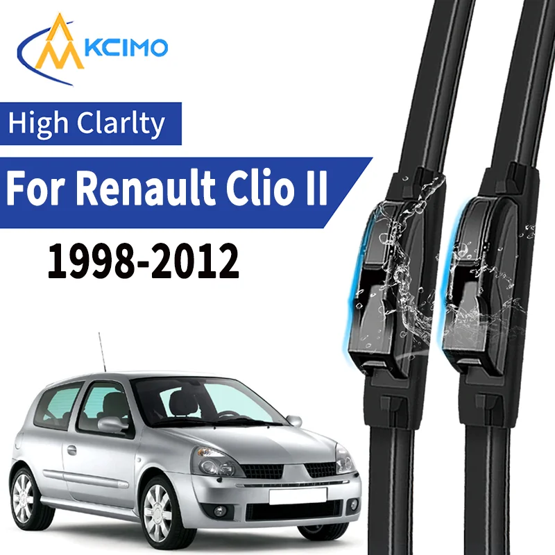 2pcs Durable Silent Windscreen Wipers for Renault Clio II X65 1998-2012 Rubber Wiper Blades Quiet All-Weather Car Accessories
2pcs Durable Silent Windscreen Wipers for Renault Clio II X65 1998-2012 Rubber Wiper Blades Quiet All-Weather Car Accessories