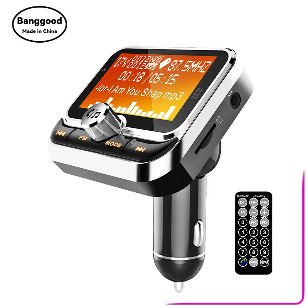 With Remote Control + Dot Matrix Screen BC32 Car Bluetooth Mp3 Player Hands-free Phone Supports Multiple Languages
With Remote Control + Dot Matrix Screen BC32 Car Bluetooth Mp3 Player Hands-free Phone Supports Multiple Languages