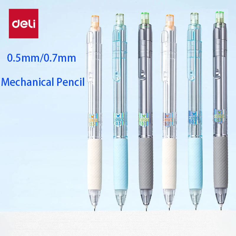 Deli 6pcs 0.5mm/0.7mm Mechanical Pencils Drawing Sketch Tools Stationery Gift Propelling Pencils School&Office Supplies
Deli 6pcs 0.5mm/0.7mm Mechanical Pencils Drawing Sketch Tools Stationery Gift Propelling Pencils School&Office Supplies