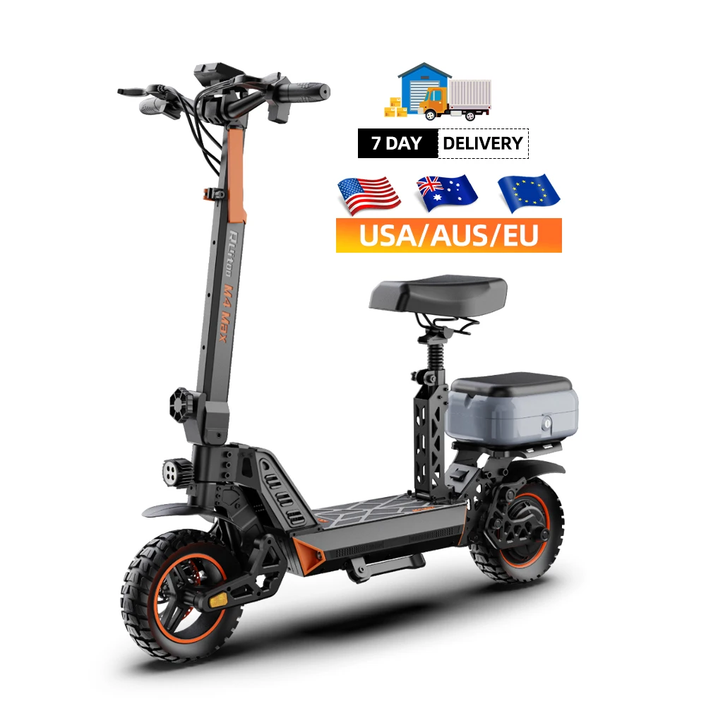 Ruitoo M4Max 1000W 48V/15,6AH Самый продаваемый электрический скутер. Доставка со склада в США.
Ruitoo M4Max 1000W 48V/15,6AH Самый продаваемый электрический скутер. Доставка со склада в США.
