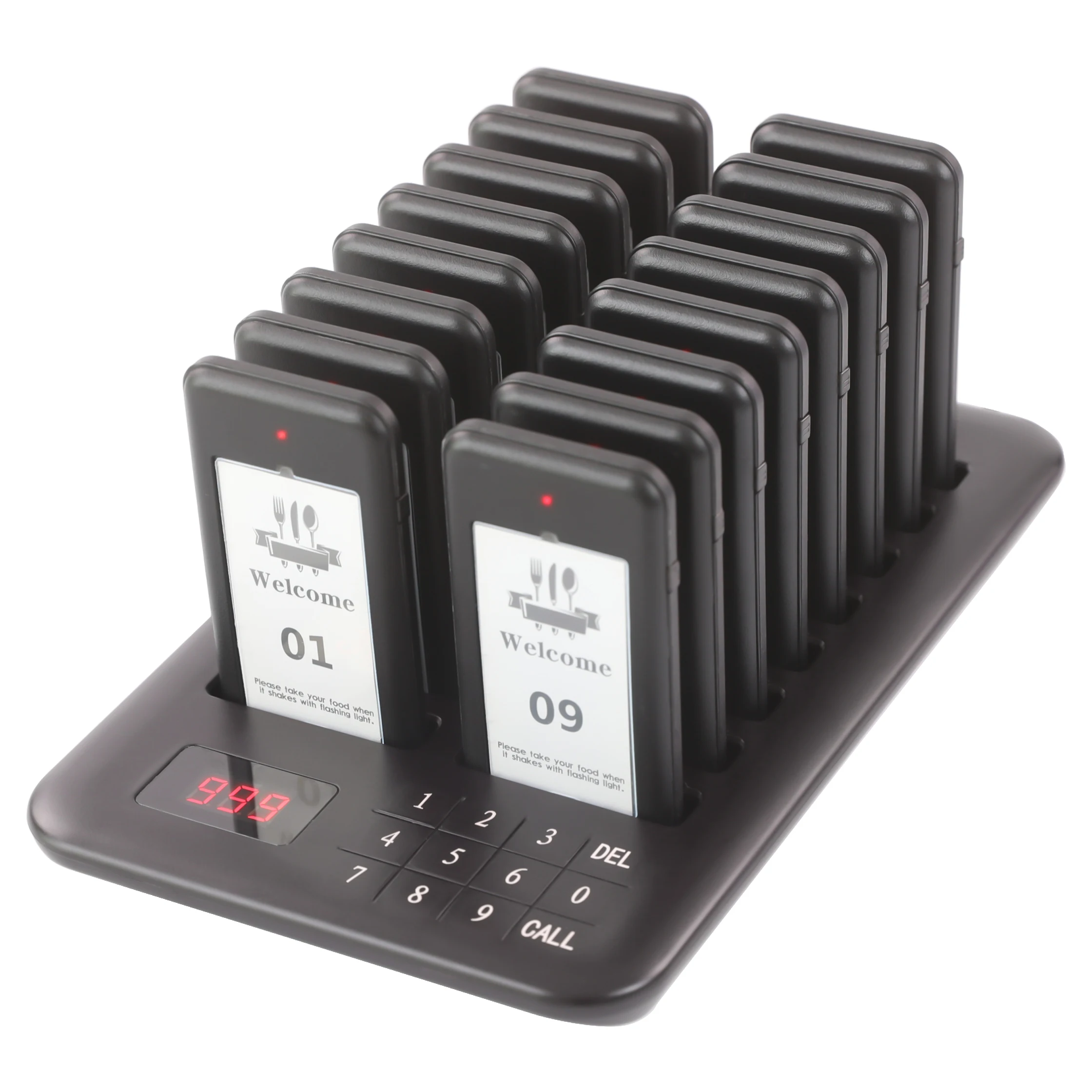 Wireless Restaurant Pager System Food Pager Calling Paging System 16 Beepers For Cafe Shop Church Clinic Bar
Wireless Restaurant Pager System Food Pager Calling Paging System 16 Beepers For Cafe Shop Church Clinic Bar