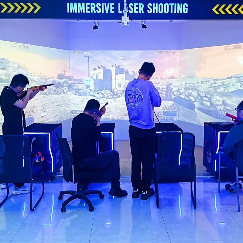 Commercial AR Immersive Shooting Interactive Projection Wall Game Virtual Simulator for Indoor Playground
Commercial AR Immersive Shooting Interactive Projection Wall Game Virtual Simulator for Indoor Playground