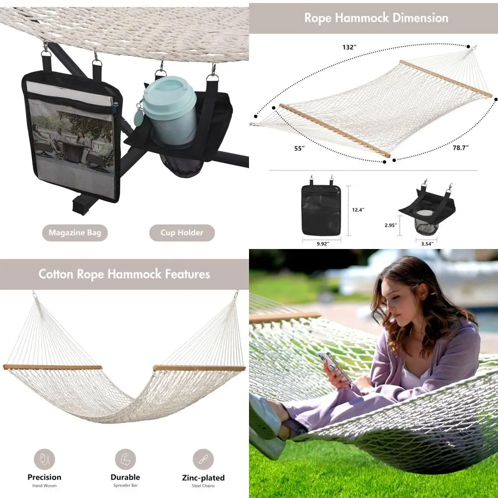 Двойной гамак с разбрасывателем из твердой древесины и сумкой для переноски, грузоподъемность 450 фунтов, натуральный
Двойной гамак с разбрасывателем из твердой древесины и сумкой для переноски, грузоподъемность 450 фунтов, натуральный