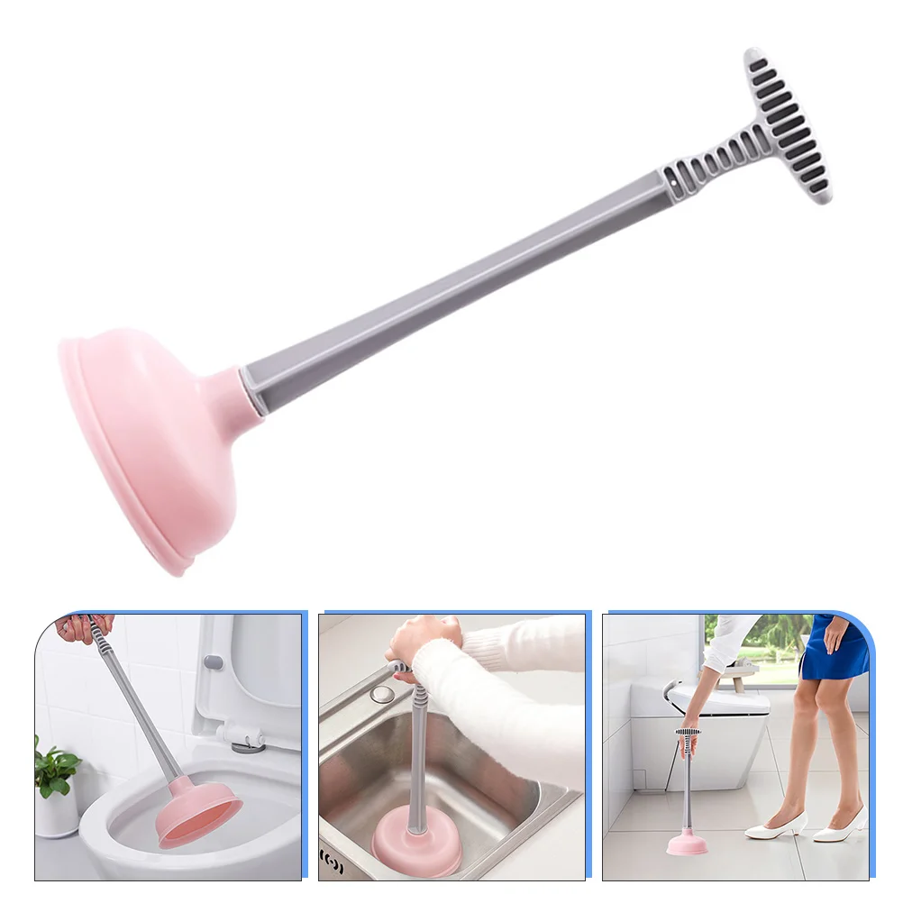 Long Handle Toilet Plunger Strong Suction Rubber Cup Pipe Cleaner Tool ABS Material Bathroom Home Hotel Use
Long Handle Toilet Plunger Strong Suction Rubber Cup Pipe Cleaner Tool ABS Material Bathroom Home Hotel Use