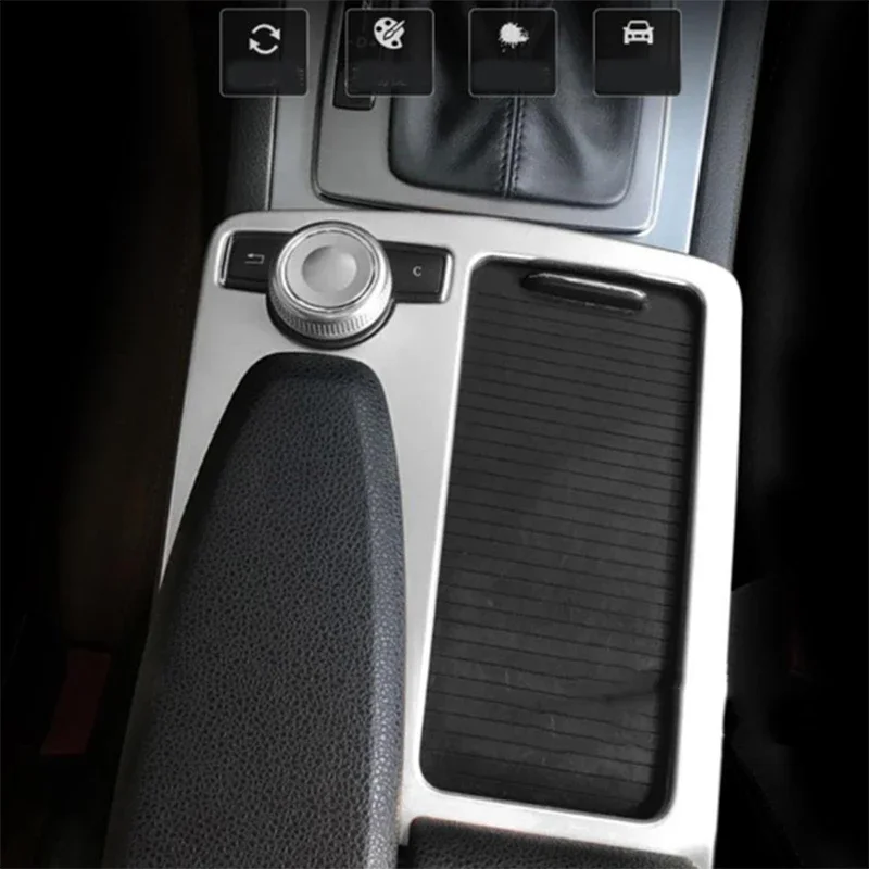 Car Styling Interior Stainless Steel Sticker Water Cup Holder Panel Decoration Trim for Mercedes Benz C Class W204 2009-2014 Lhd
Car Styling Interior Stainless Steel Sticker Water Cup Holder Panel Decoration Trim for Mercedes Benz C Class W204 2009-2014 Lhd