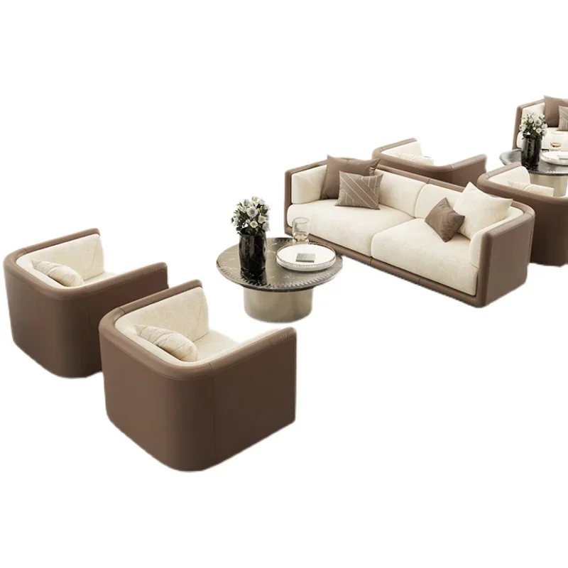 Reception Negotiation Sofa Combination Light Luxury Deck Sofa Hotel Hall Leisure Furniture Customization
Reception Negotiation Sofa Combination Light Luxury Deck Sofa Hotel Hall Leisure Furniture Customization