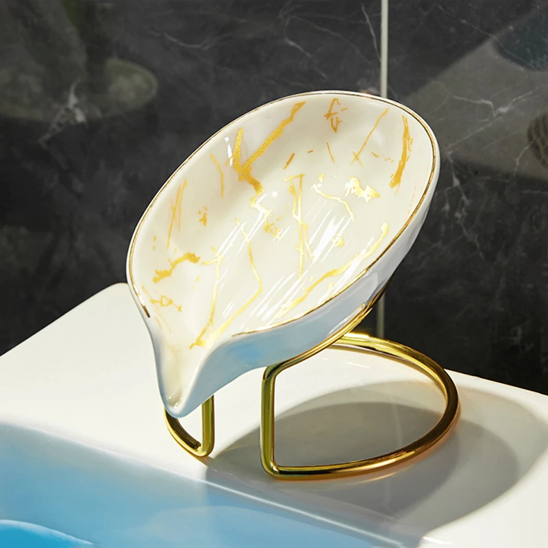 Soap Holder Soap Box Drain Gold Soap Holder Box Bathroom Shower Soap Holder sponge Storage Tray Creative Water-free Storage Box
Soap Holder Soap Box Drain Gold Soap Holder Box Bathroom Shower Soap Holder sponge Storage Tray Creative Water-free Storage Box