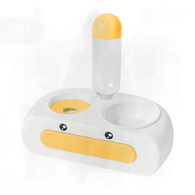 Cartoon Cat Bowl Double Bowl Ceramic Pet Water Feeder with Plastic Dishwasher Safe Automatic Feeder for Cats Gray/ Yellow/ Pink
Cartoon Cat Bowl Double Bowl Ceramic Pet Water Feeder with Plastic Dishwasher Safe Automatic Feeder for Cats Gray/ Yellow/ Pink