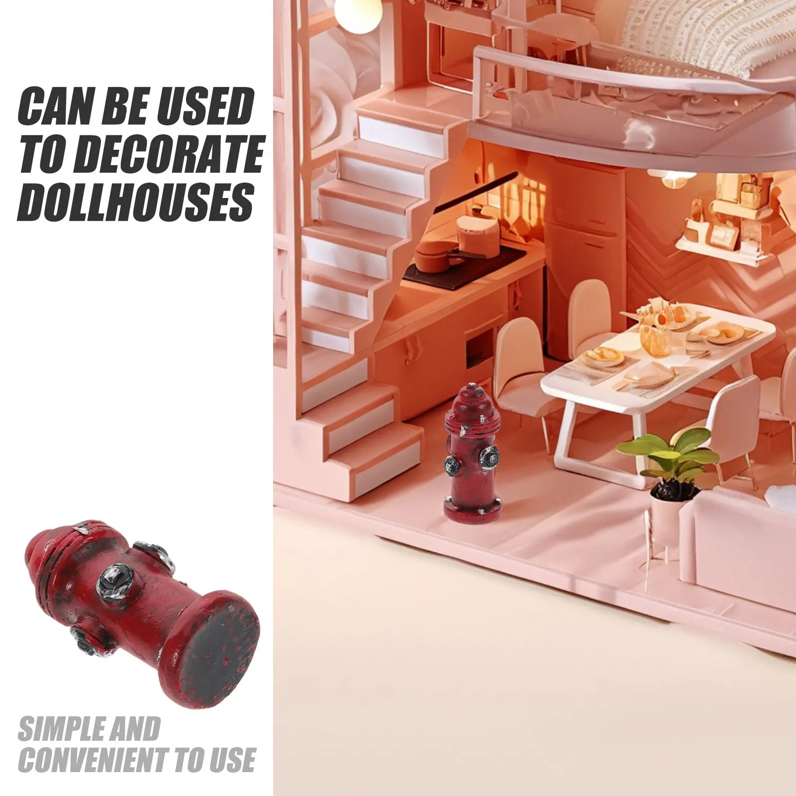 2pcs Dollhouse Fire Hydrant Decor Miniature Resin Fire Hydrant Statue Micro Landscape Fire Hydrant Novelty Cake Decoration
2pcs Dollhouse Fire Hydrant Decor Miniature Resin Fire Hydrant Statue Micro Landscape Fire Hydrant Novelty Cake Decoration