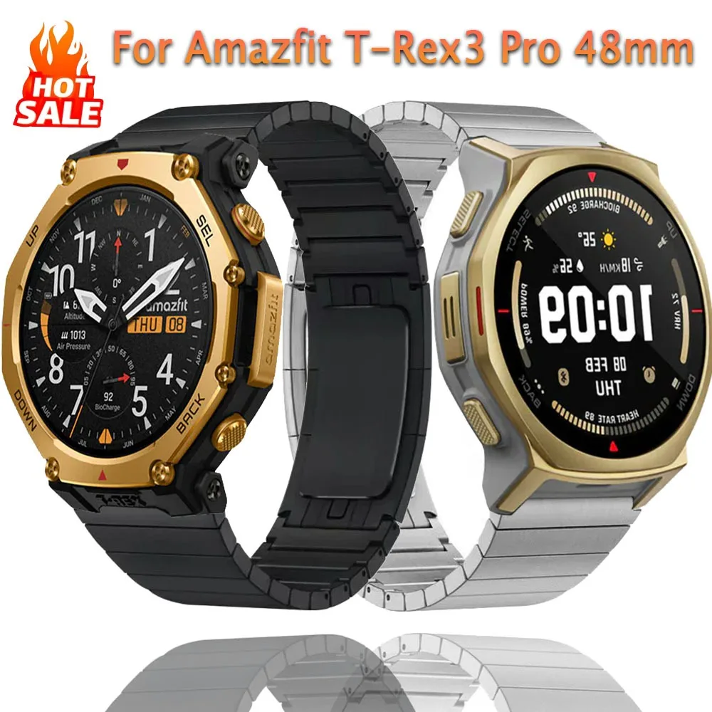 22mm Original Metal Strap For Amazfit T-Rex3 Pro 48mm/Balance 2-1 Stainless Steel Watchband For Huawei Watch GT6-5-4 Accessories
22mm Original Metal Strap For Amazfit T-Rex3 Pro 48mm/Balance 2-1 Stainless Steel Watchband For Huawei Watch GT6-5-4 Accessories