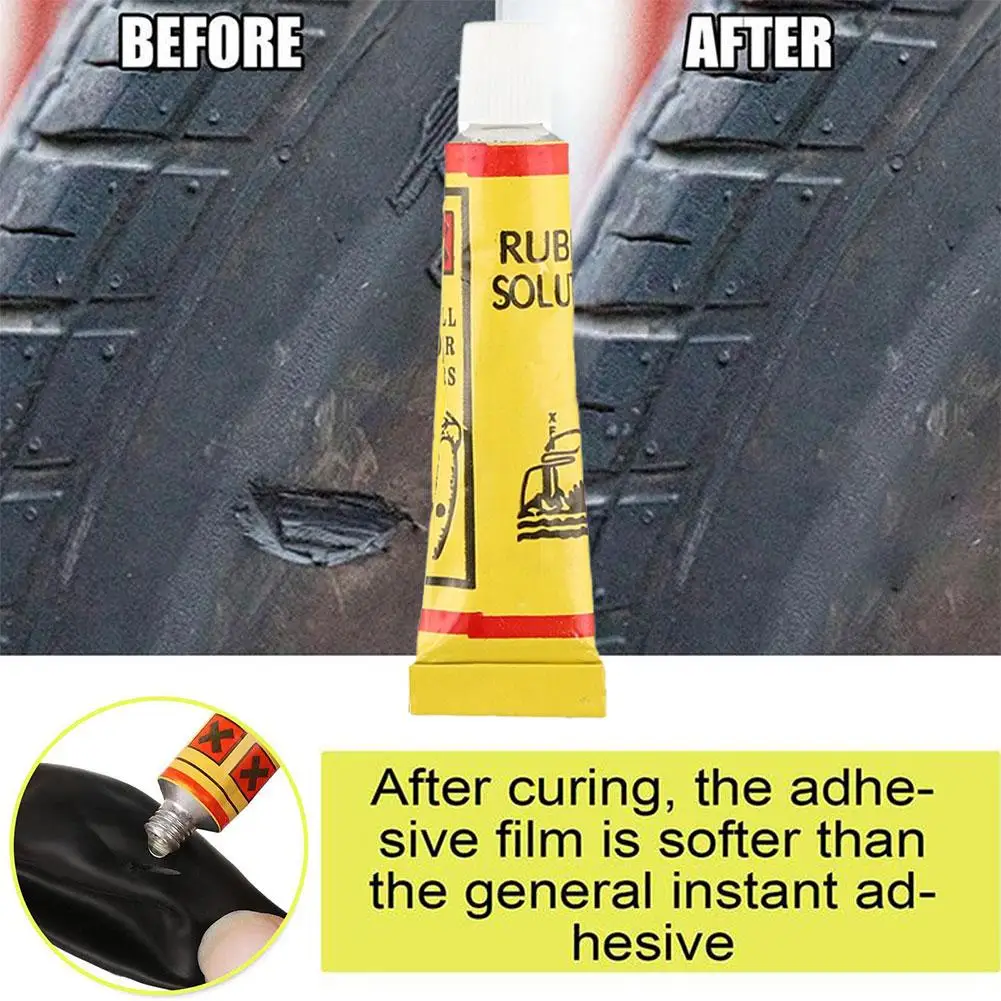 Strong Black Tire Repair Glue Instant Liquid Rubber Adhesive Wear-Resistant Car Tyre Repair Tool 1/3/5pcs
Strong Black Tire Repair Glue Instant Liquid Rubber Adhesive Wear-Resistant Car Tyre Repair Tool 1/3/5pcs