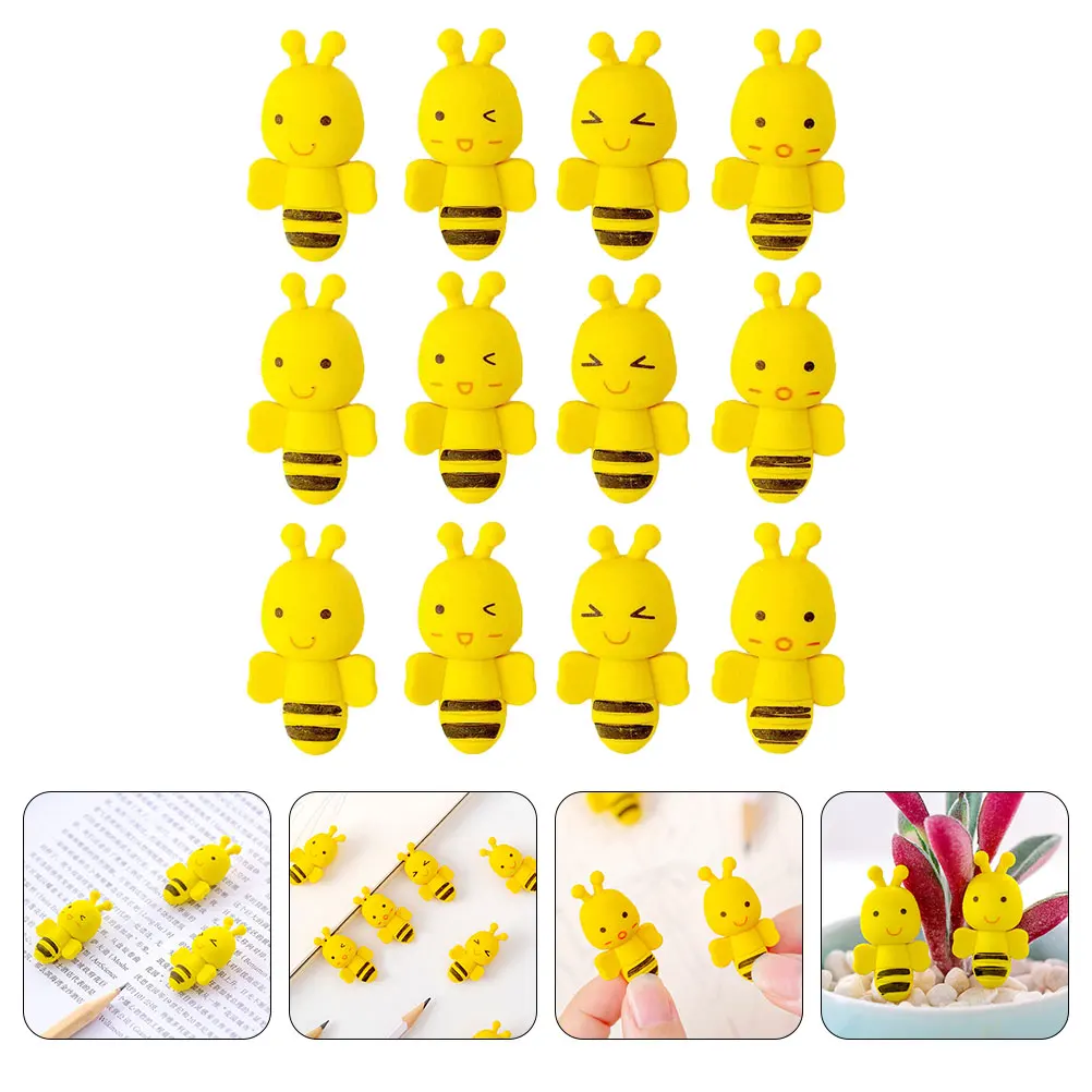 36 Pcs Bee Shaped Erasers Kids Cartoon Gifts Premium Rubber Safe School Supplies Collectibles Student Stationery
36 Pcs Bee Shaped Erasers Kids Cartoon Gifts Premium Rubber Safe School Supplies Collectibles Student Stationery