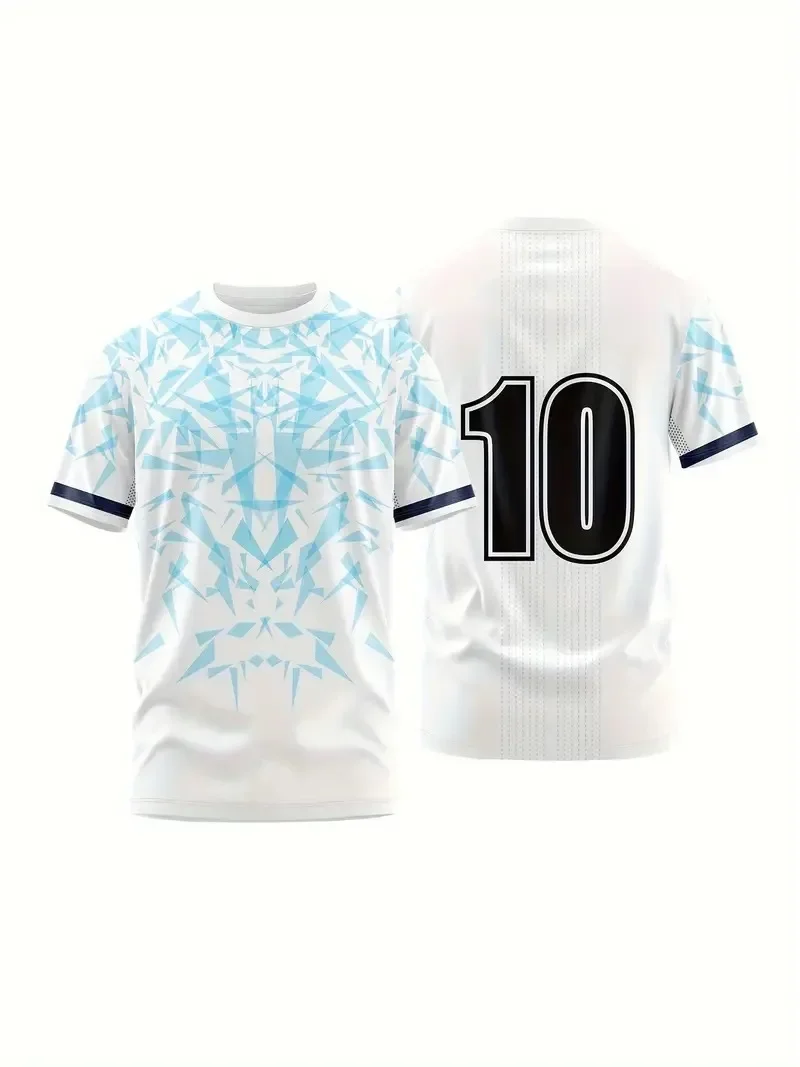 Men's Unisex Breathable Sports Football Training Jersey Casual Quick-drying O-neck Short Sleeve 3D T-shirt For Football Training
Men's Unisex Breathable Sports Football Training Jersey Casual Quick-drying O-neck Short Sleeve 3D T-shirt For Football Training
