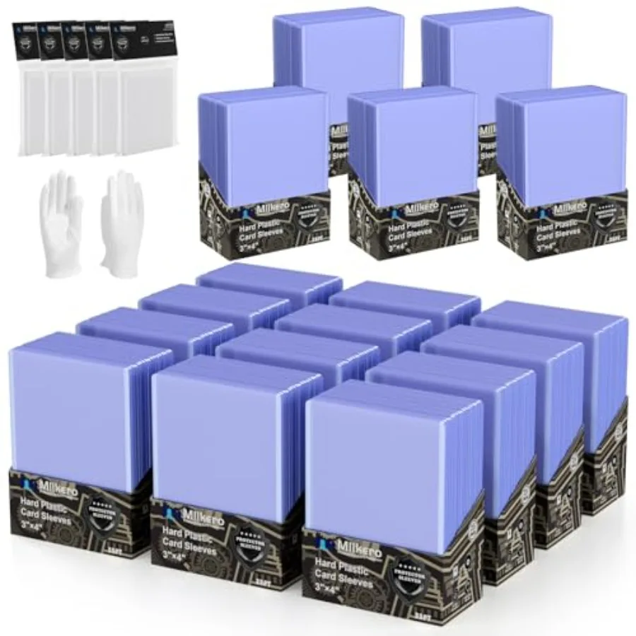 1000 Card Sleeves Top Loaders for Cards 3"X4" Toploaders for Cards Premium Baseball Card Protectors Hard Plastic for Sports and
1000 Card Sleeves Top Loaders for Cards 3"X4" Toploaders for Cards Premium Baseball Card Protectors Hard Plastic for Sports and