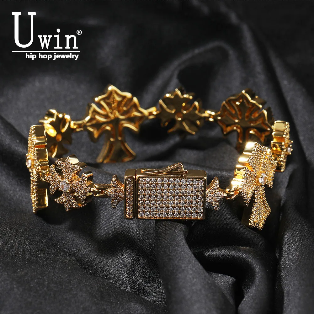 Uwin Cross Bracelet Iced Out CZ Fashion PersonalizedTennis Chain Fashion Punk Jewelry
Uwin Cross Bracelet Iced Out CZ Fashion PersonalizedTennis Chain Fashion Punk Jewelry