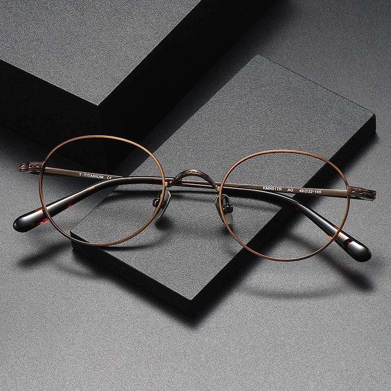 High quality Pure Titanium Glasses Frame Men women Retro Round Brand Design Eyewear Male Optical Prescription Eyeglasses Frames
High quality Pure Titanium Glasses Frame Men women Retro Round Brand Design Eyewear Male Optical Prescription Eyeglasses Frames