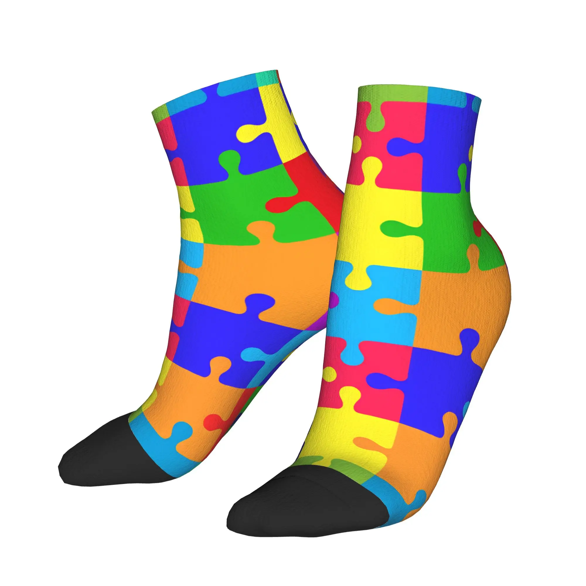 Bright Neon Multi-Color Autism Puzzle Ankle Socks Men Soft Breathable Funny Sock Spring Outdoor Anti-Slip Pattern Socks Gift
Bright Neon Multi-Color Autism Puzzle Ankle Socks Men Soft Breathable Funny Sock Spring Outdoor Anti-Slip Pattern Socks Gift