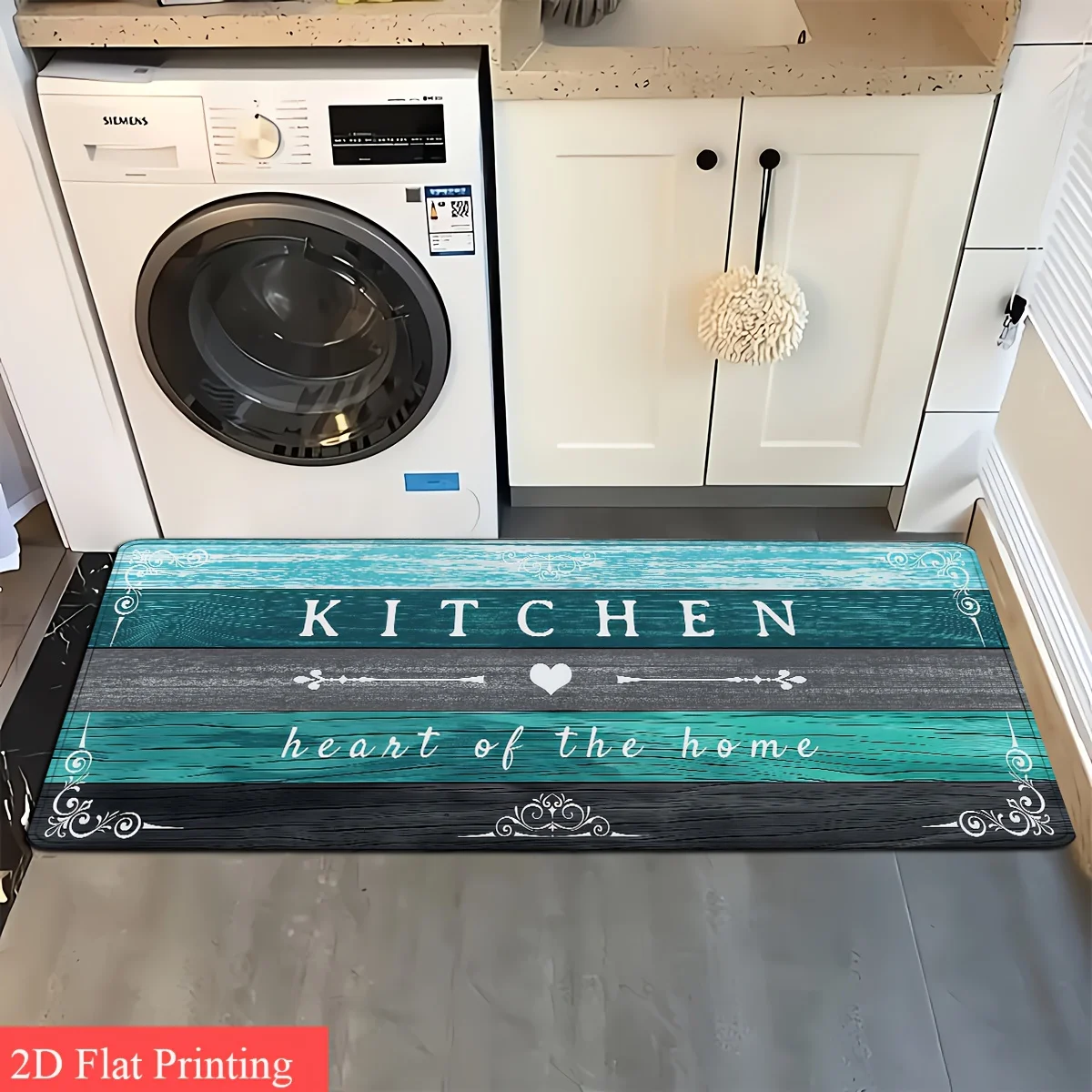 Colorful Wood Stripe KITCHEN Quote Print Runner Rug, Non Slip Long Mat for Bathroom,Shower Room, Laundry Room Washable Decor Mat
Colorful Wood Stripe KITCHEN Quote Print Runner Rug, Non Slip Long Mat for Bathroom,Shower Room, Laundry Room Washable Decor Mat