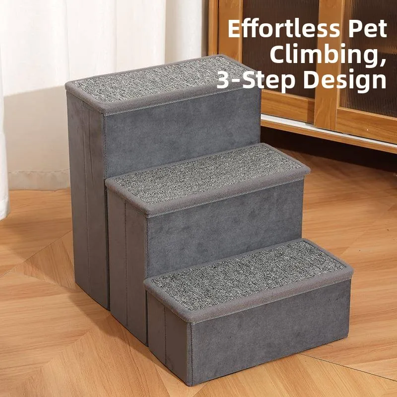 Cross-Border Best-Selling Pet Slope Ladder Multi-Functional Staircase Foldable Sponge Waterproof Step Pet Dog Home Supplies
Cross-Border Best-Selling Pet Slope Ladder Multi-Functional Staircase Foldable Sponge Waterproof Step Pet Dog Home Supplies