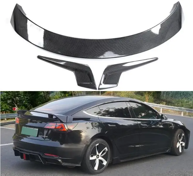 High Quality ABS Carbon Fiber Car Rear Wing Trunk Lip Spoiler For Tesla Model Y Model 3 2018 2019 2020 2021 2022 2023
High Quality ABS Carbon Fiber Car Rear Wing Trunk Lip Spoiler For Tesla Model Y Model 3 2018 2019 2020 2021 2022 2023
