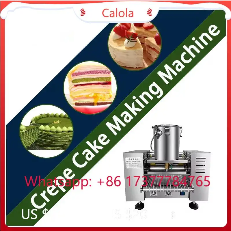 Multi-Layer Dessert Mille Crepe Maker, Automatic Non-Stick -Pancake Machine for Commercial
Multi-Layer Dessert Mille Crepe Maker, Automatic Non-Stick -Pancake Machine for Commercial