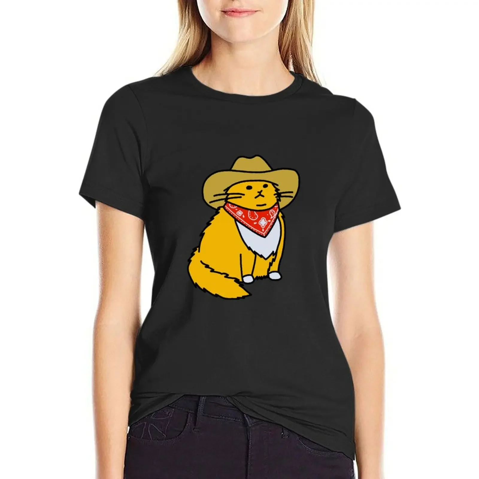 Meowdy Cowboy Cat T-Shirt sweat aesthetic clothes cute clothes quick-drying rock and roll t shirts for Women
Meowdy Cowboy Cat T-Shirt sweat aesthetic clothes cute clothes quick-drying rock and roll t shirts for Women