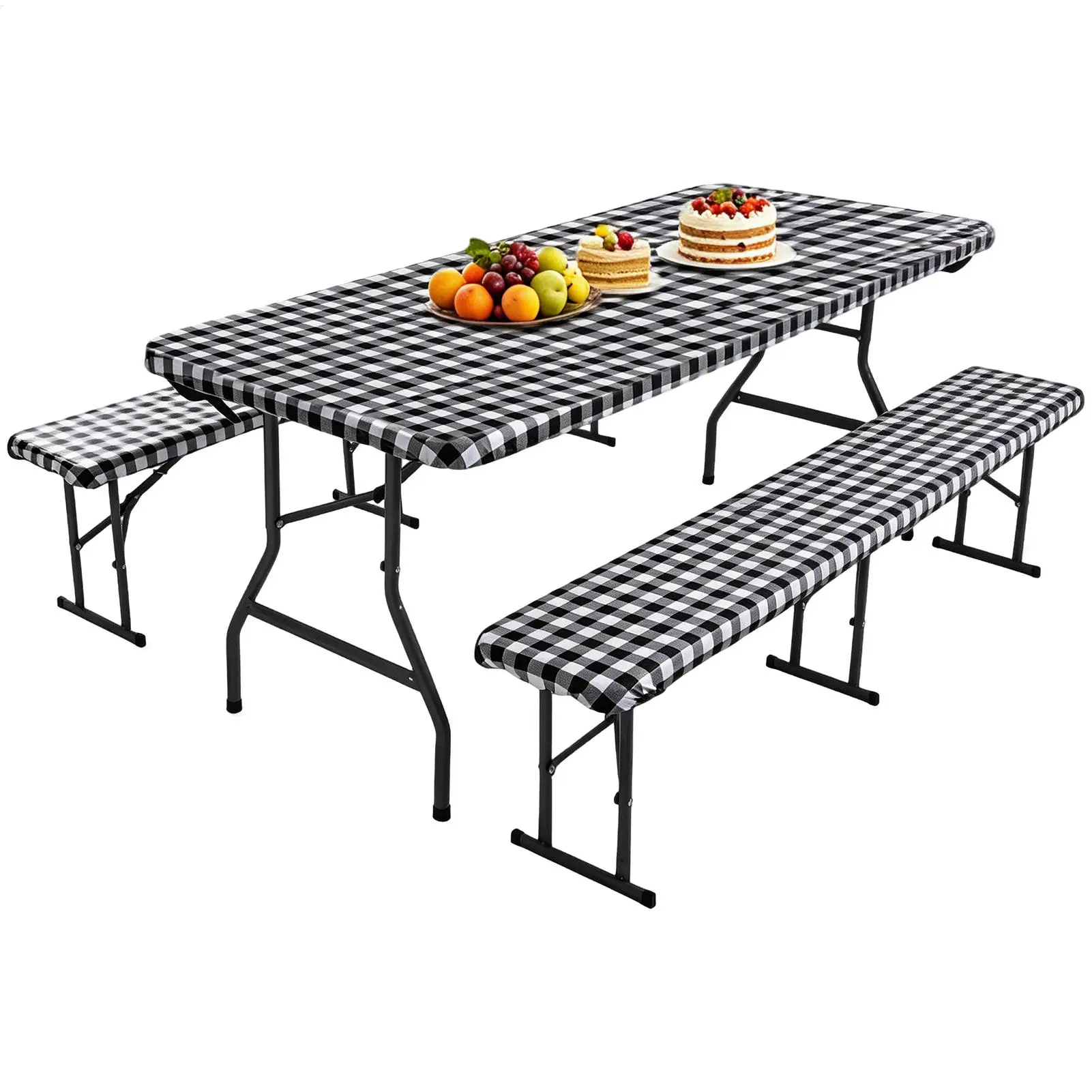 Fitted Picnic Table Cover Washable Elastic Foldable Tablecloth Camping Table And Bench Covers For Camping Outdoor Gathering
Fitted Picnic Table Cover Washable Elastic Foldable Tablecloth Camping Table And Bench Covers For Camping Outdoor Gathering