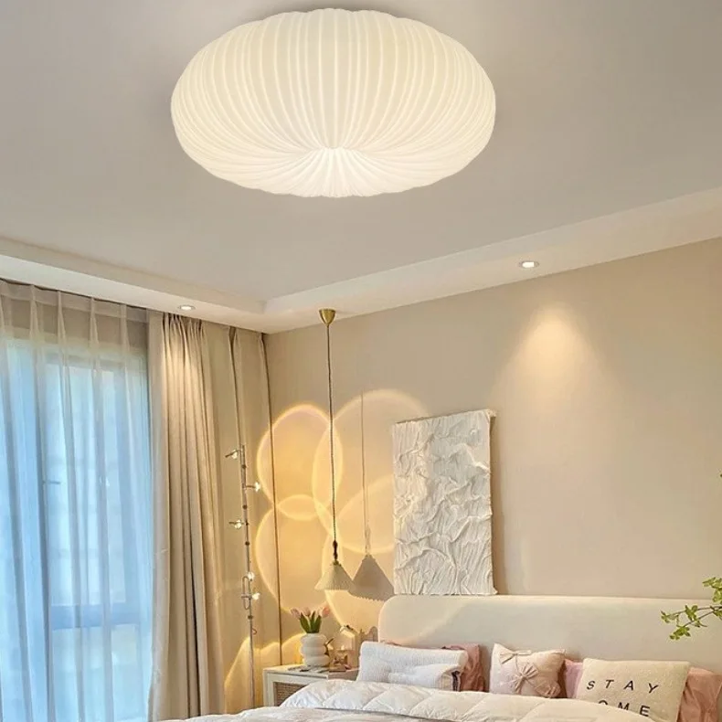 Girl's Heart Bedroom Lamp Modern and Simple Study Master Bedroom Lamp Cream Wind Lamp Children's Room Pumpkin Ceiling
Girl's Heart Bedroom Lamp Modern and Simple Study Master Bedroom Lamp Cream Wind Lamp Children's Room Pumpkin Ceiling