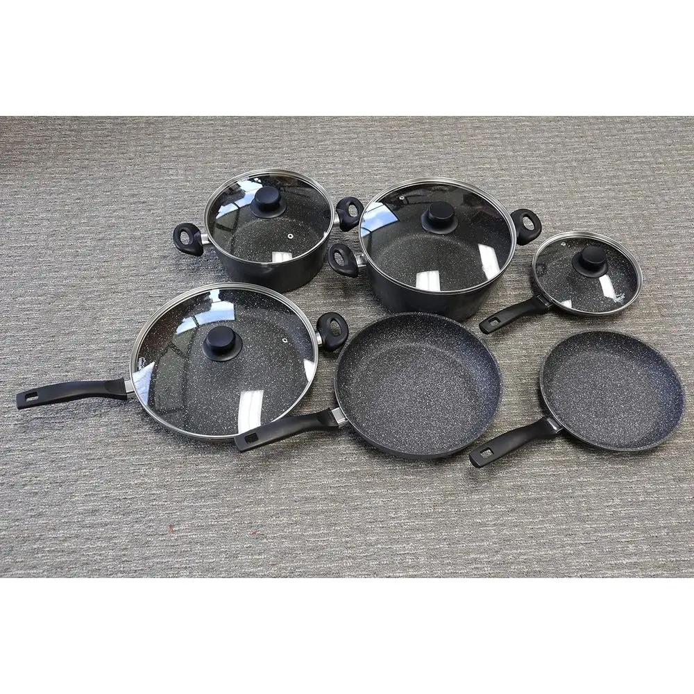 10-Piece Stone Coating Non-stick Cookware Set - Award-Winning European Design for Superior Taste
10-Piece Stone Coating Non-stick Cookware Set - Award-Winning European Design for Superior Taste
