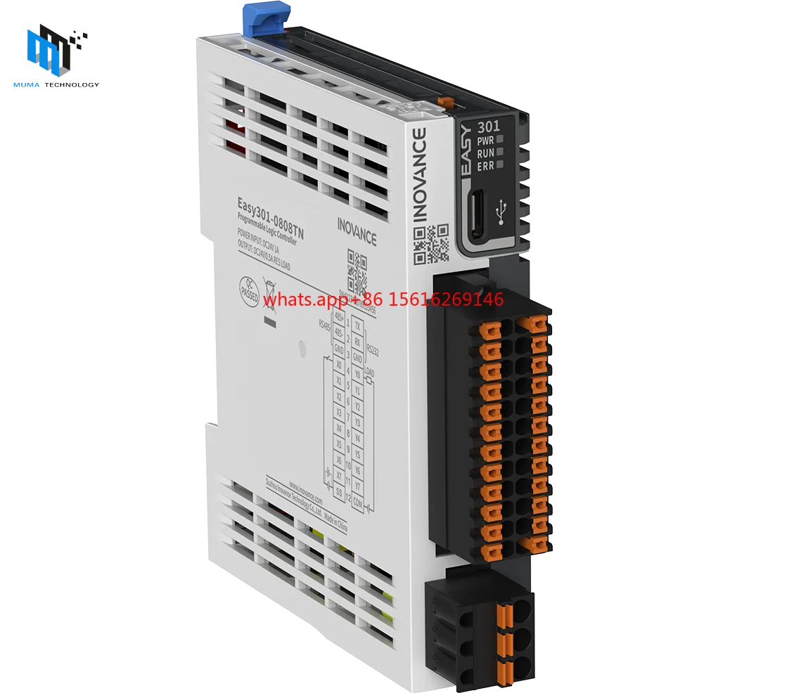 Inovance PLC Controller Easy Series Easy301 Programming Controller Easy301-0808TN PLC Modules PLC Inovance
Inovance PLC Controller Easy Series Easy301 Programming Controller Easy301-0808TN PLC Modules PLC Inovance