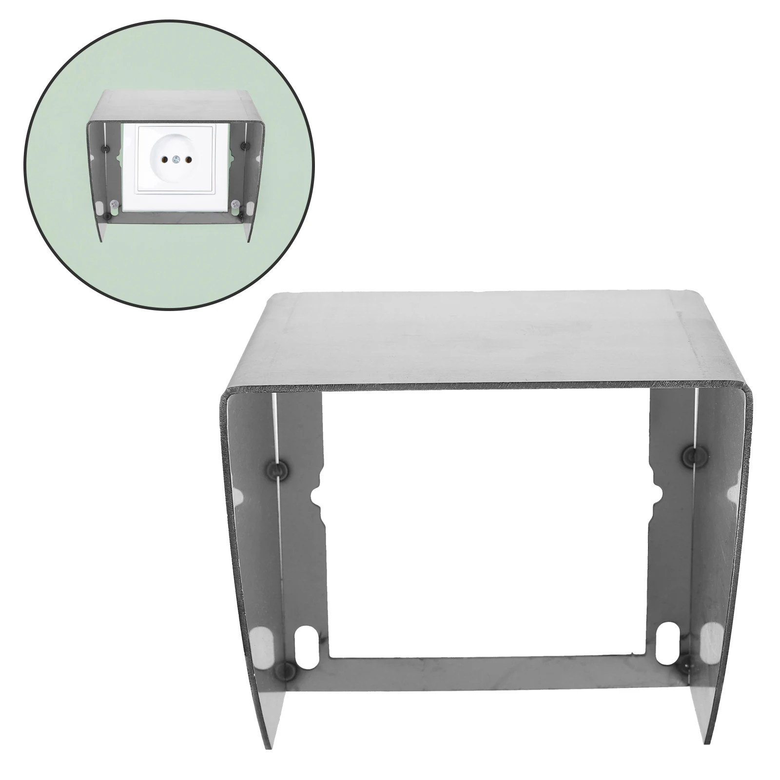 Waterproof Outlet Stainless Steel Protector Indoor Outdoor Cover Home Supplies Bathroom Kitchen Office Protective Case
Waterproof Outlet Stainless Steel Protector Indoor Outdoor Cover Home Supplies Bathroom Kitchen Office Protective Case