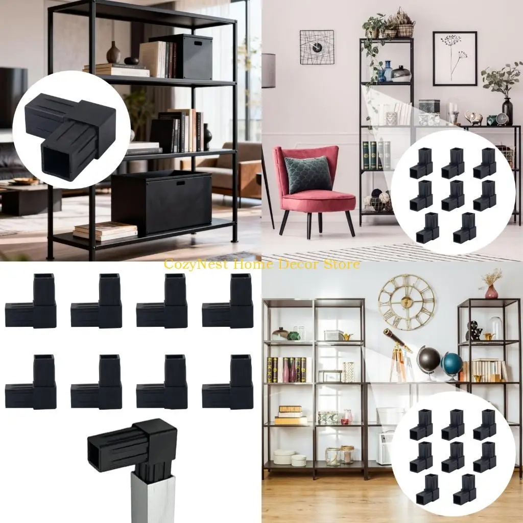 92MF 8Pcs Multipurpose Square Tube Adapter Connector Accessories Plastic 2 Way 90 Degree Elbow Pipe Fitting Easy to Install
92MF 8Pcs Multipurpose Square Tube Adapter Connector Accessories Plastic 2 Way 90 Degree Elbow Pipe Fitting Easy to Install