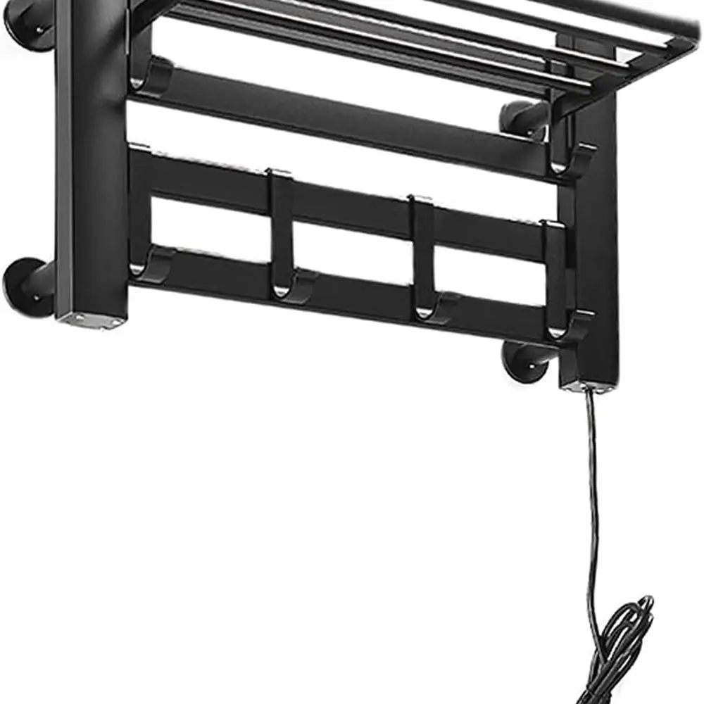 Towel Rack Smart Clothes Drying Rack Aluminum Frame Home Space Saving Energy Efficient Electric Plug in Heated Towel Rack for Ba
Towel Rack Smart Clothes Drying Rack Aluminum Frame Home Space Saving Energy Efficient Electric Plug in Heated Towel Rack for Ba