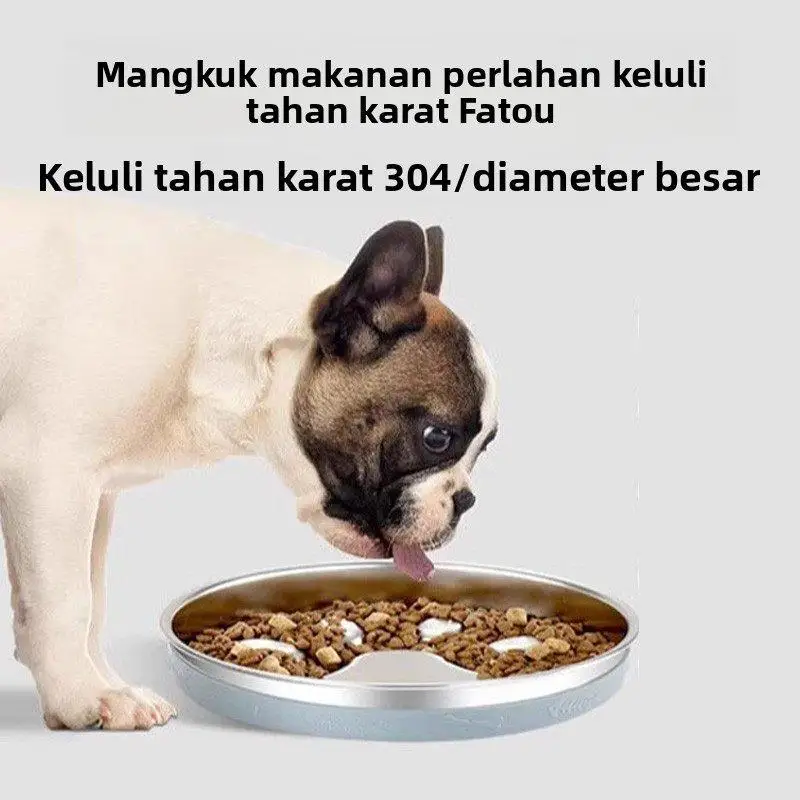 Special 304 Stainless Steel Slow Feeder Dog Bowl Anti-Choking Flip Proof Bull Mastiff Food Bowl Pet Supplies Dog Dishes Bowls
Special 304 Stainless Steel Slow Feeder Dog Bowl Anti-Choking Flip Proof Bull Mastiff Food Bowl Pet Supplies Dog Dishes Bowls