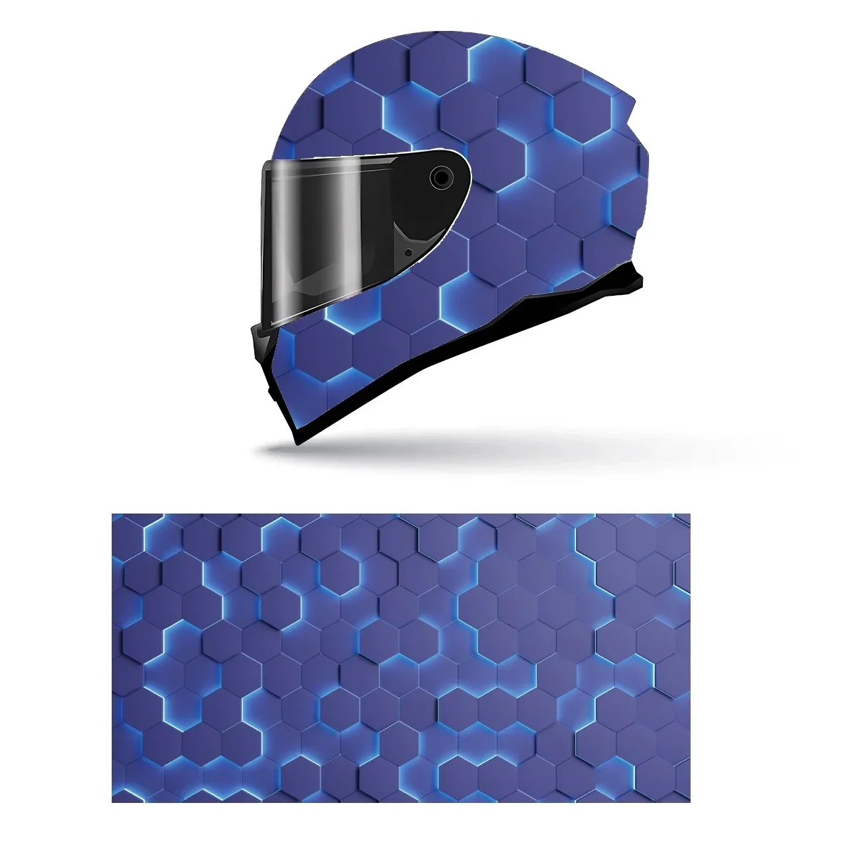 3D Render Hexagon Abstract Full Helmet Wrap Sticker Motorcycle Helmet Racing Graphic Decal Vinyl Wrap Helmet Decor Sticker
3D Render Hexagon Abstract Full Helmet Wrap Sticker Motorcycle Helmet Racing Graphic Decal Vinyl Wrap Helmet Decor Sticker