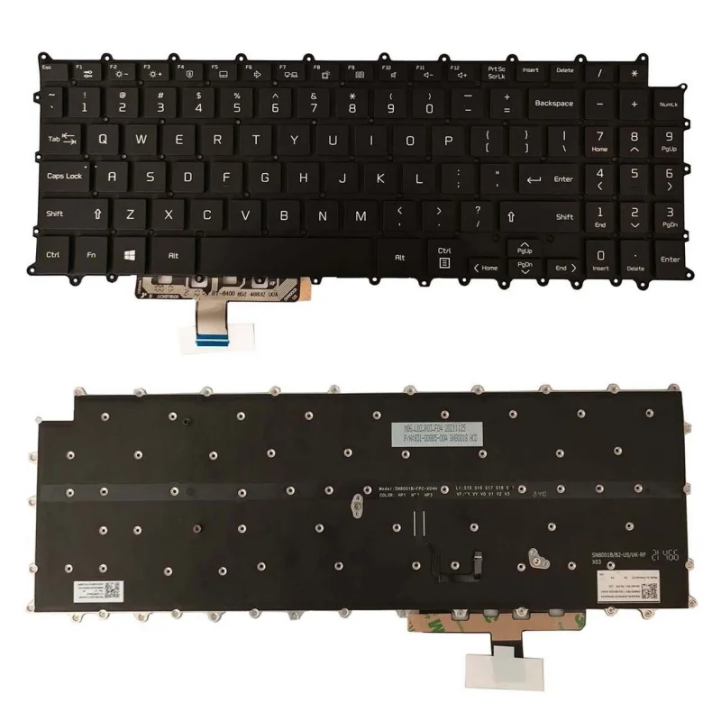 LL+ New US Keyboard for LG Gram 15Z90P 15Z90P-G 15Z90P-K 15Z90P-N 15Z90P-P Backlit
LL+ New US Keyboard for LG Gram 15Z90P 15Z90P-G 15Z90P-K 15Z90P-N 15Z90P-P Backlit