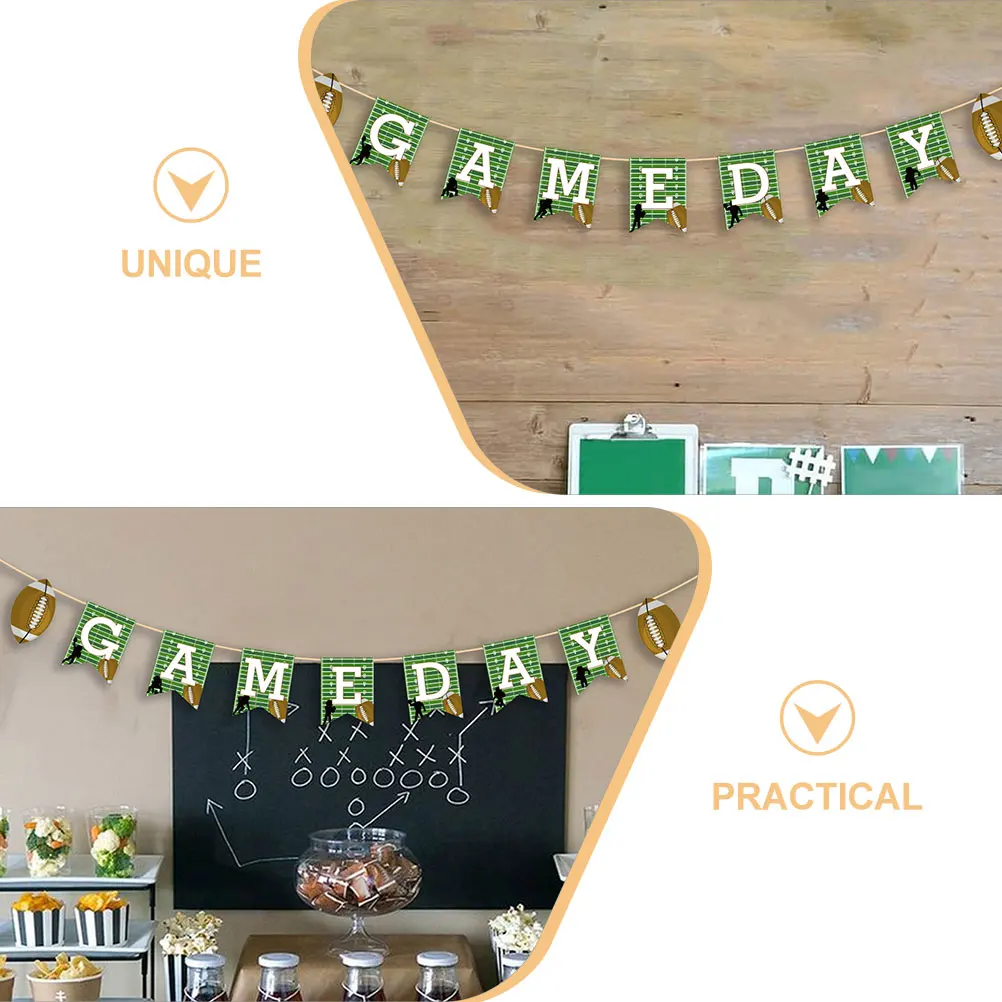 4 Pcs Football Rugby Flag Decoration Party Banner Paper Decorations Decorate Hanging Birthday
4 Pcs Football Rugby Flag Decoration Party Banner Paper Decorations Decorate Hanging Birthday