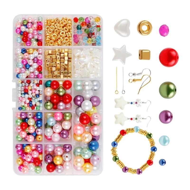 E56A Artificial Pearls Beads Jewelry Making Set for Adult 1020Pcs Assorted Size Beads
E56A Artificial Pearls Beads Jewelry Making Set for Adult 1020Pcs Assorted Size Beads