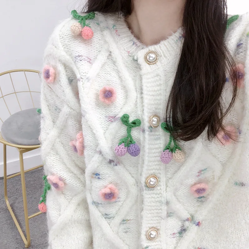 New Spring and Autumn 2025 Women's Loose-fitting Outerwear Round-neck Knitted Cardigan Sweater Female
New Spring and Autumn 2025 Women's Loose-fitting Outerwear Round-neck Knitted Cardigan Sweater Female