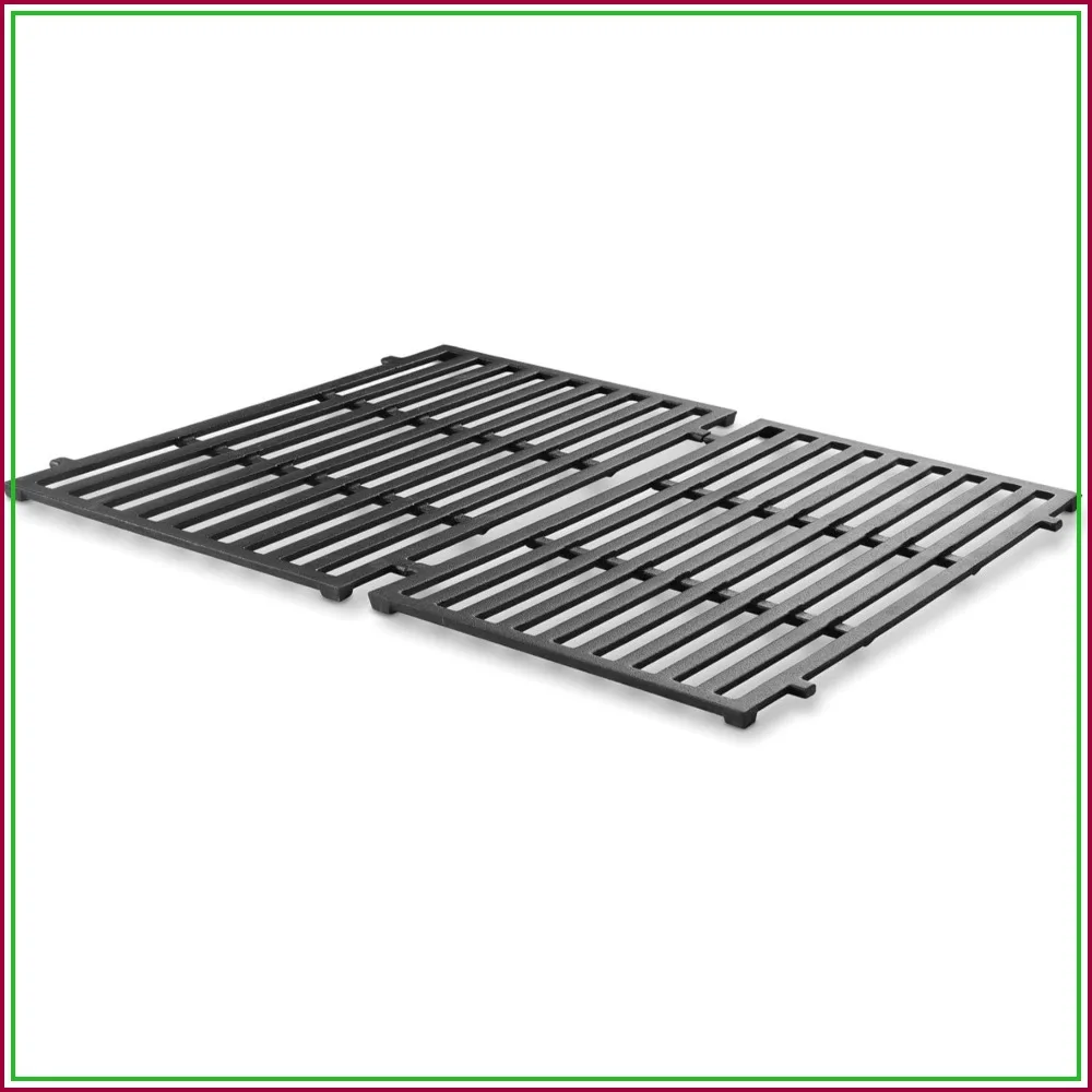 Cast Iron Cooking Grates for Spirit 2/3 Burner Gas Grills (2025+) & Spirit 2 Burner (2016-2024), Set of 2, Black
Cast Iron Cooking Grates for Spirit 2/3 Burner Gas Grills (2025+) & Spirit 2 Burner (2016-2024), Set of 2, Black