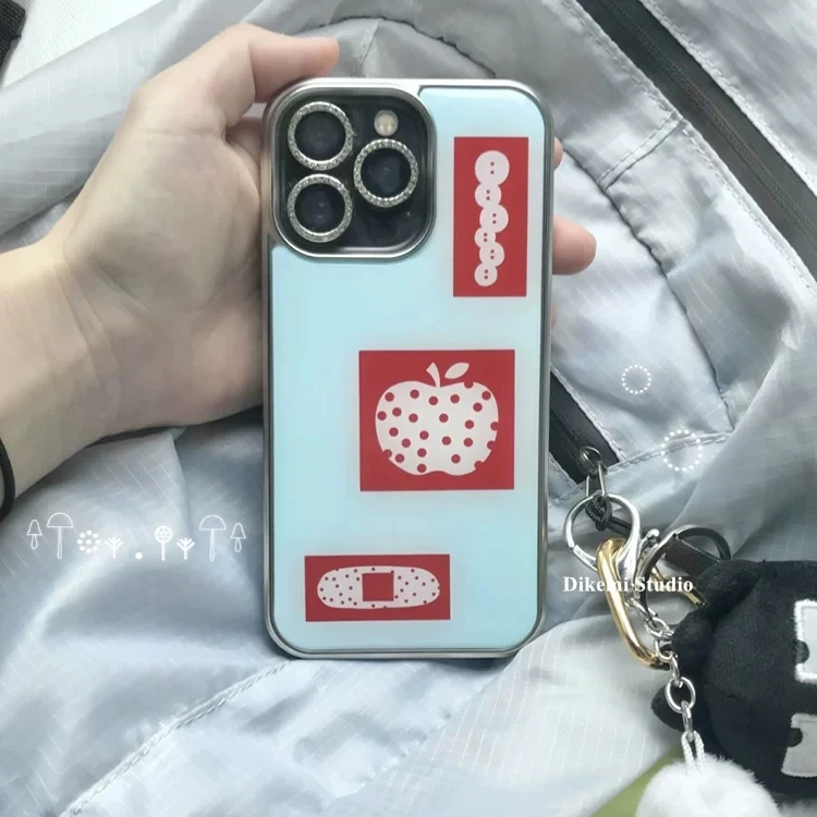 Korean ins Caterpillar Apple Band-Aid Creative Design Phone Case For iPhone 17 16 15 14 13 12 11 Pro Max Plus 17air 16e Cover
Korean ins Caterpillar Apple Band-Aid Creative Design Phone Case For iPhone 17 16 15 14 13 12 11 Pro Max Plus 17air 16e Cover
