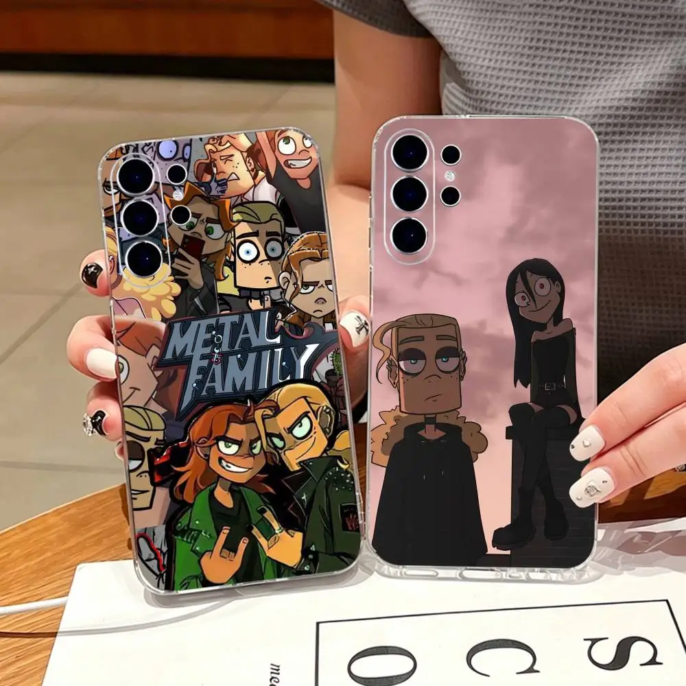 M-Metal F-Family Phone Case For Samsung S25,S24,S21,S22,S23,S30,Ultra,S20,Plus,Fe,Note,10,9,5G Transparent Cover
M-Metal F-Family Phone Case For Samsung S25,S24,S21,S22,S23,S30,Ultra,S20,Plus,Fe,Note,10,9,5G Transparent Cover